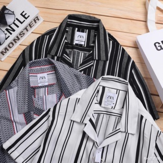 | Ảnh Thật | Áo Sơmi Zara Cộc Tay