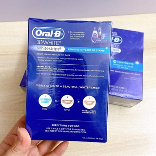 (Thanh lý) Miếng dán trắng răng Oral-b 3D White