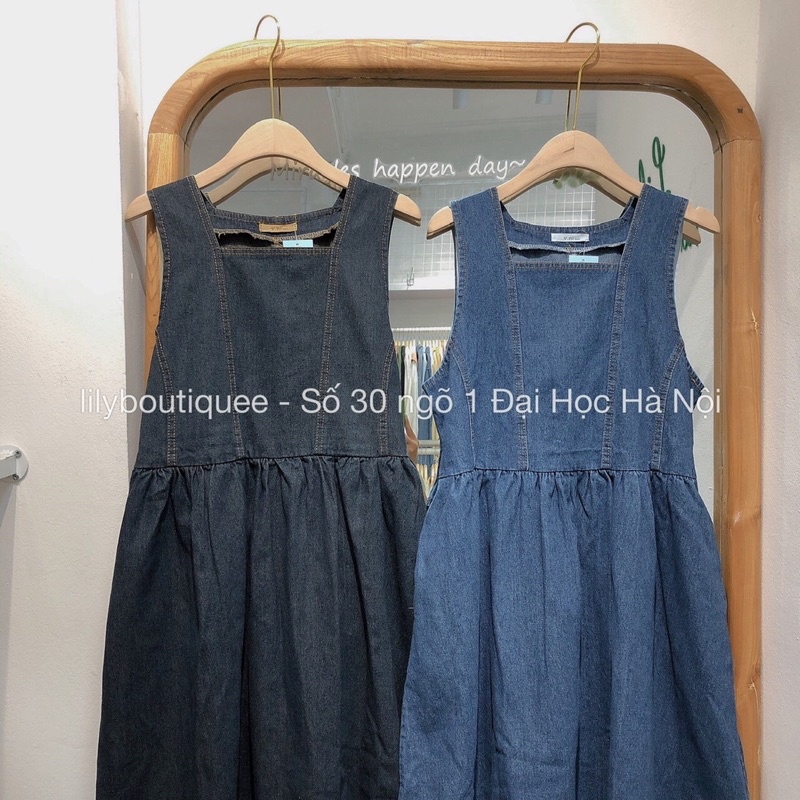 Váy ba lỗ jean
