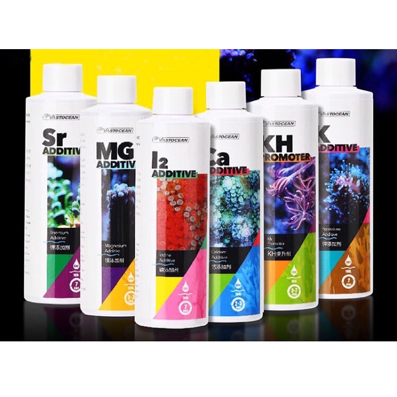 Bổ sung Canxi, Magie, KH cho bể cá biển Vastocean