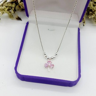 dây chuyền cỏ 3 lá cho bé đủ màu