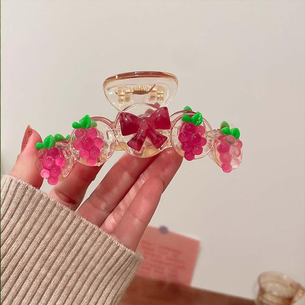 Kẹp Tóc Càng Cua Trong Suốt Phong Cách Hàn Quốc Cho Nữ