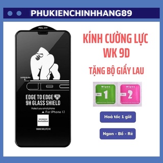 Kính Cường Lực Ip KINGKONG 9D Chính Hãng WK DEGISN Dành Cho Ip - Phụ Kiện Chính Hãng 89