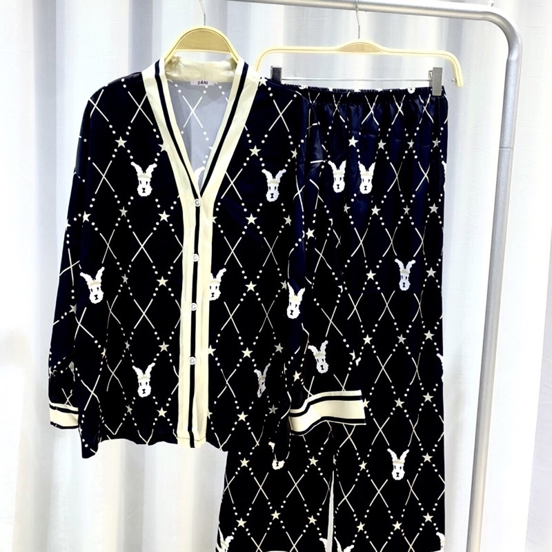 Bộ Pijama Lụa Mango Thái siêu xinh