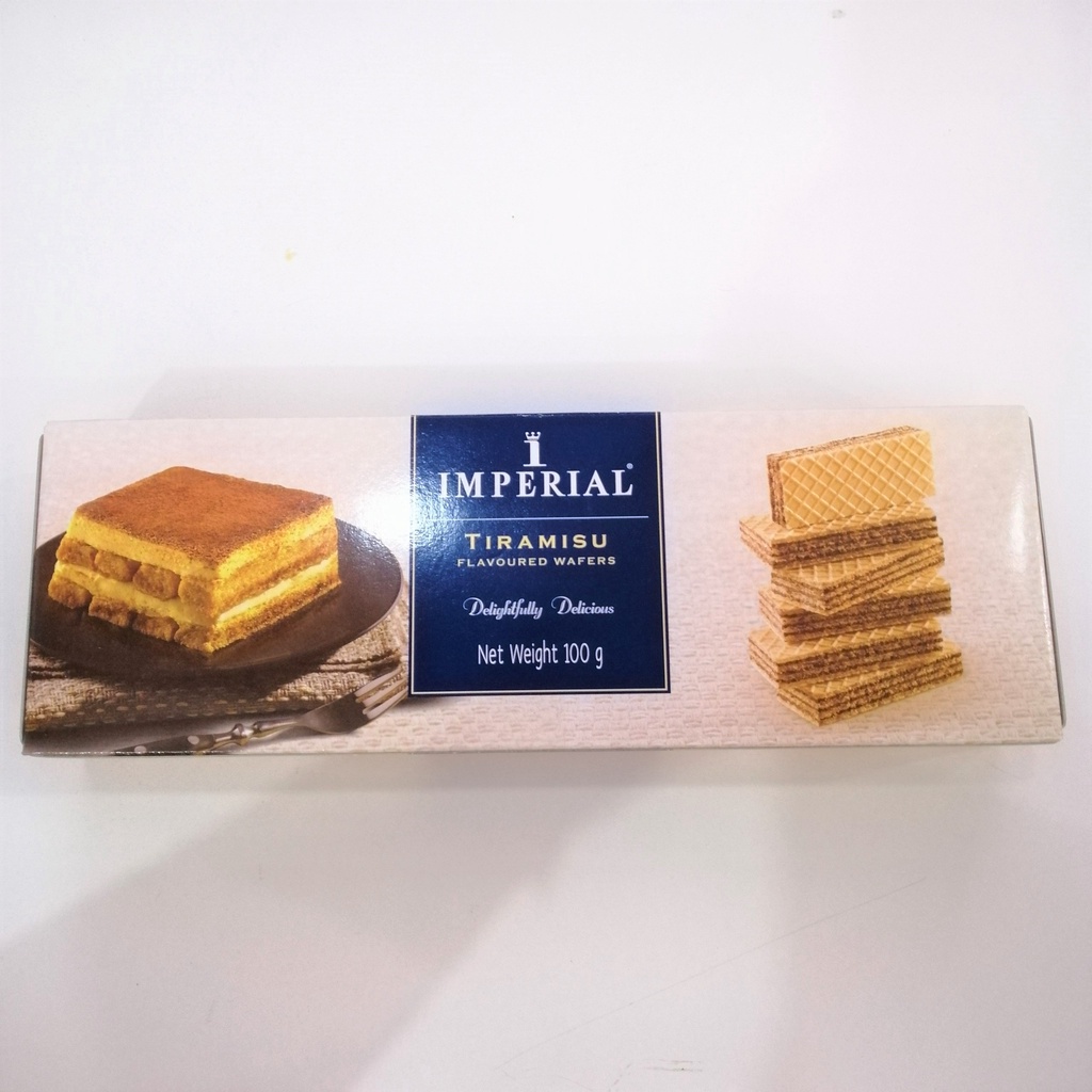 Bánh Xốp Kem Imperial Thái Lan Hương Tiramisu Wafers (Hộp 100g)