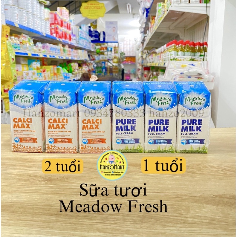 Sữa tươi Newzealand Meadow Fresh calci max