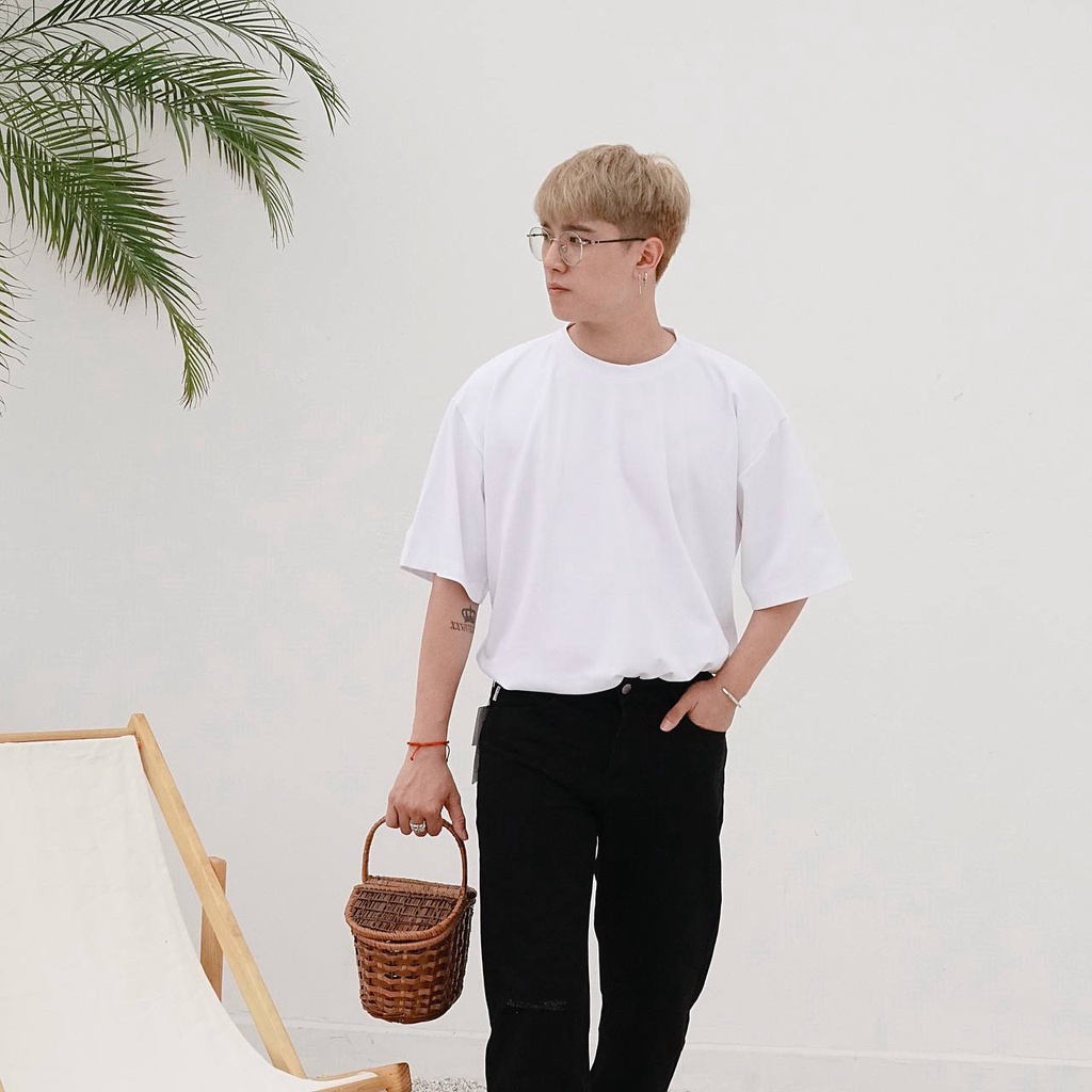 Áo thun basic form rộng BIGSIZE áo phông cotton loại 1 thoáng mát mềm mịn có size lớn đến 135kg