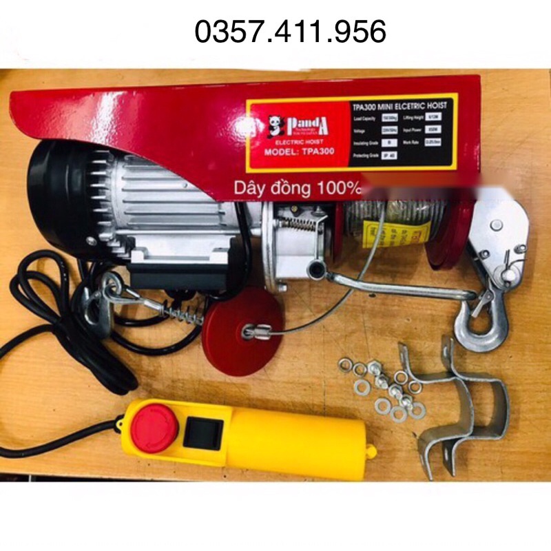 Máy tời điện 500kg Vital PA500 cáp dài 30m
