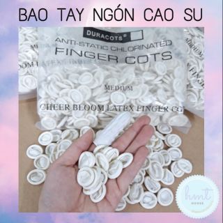 COMBO 100 CÁI BAO TAY NGÓN CAO SU LOẠI TỐT