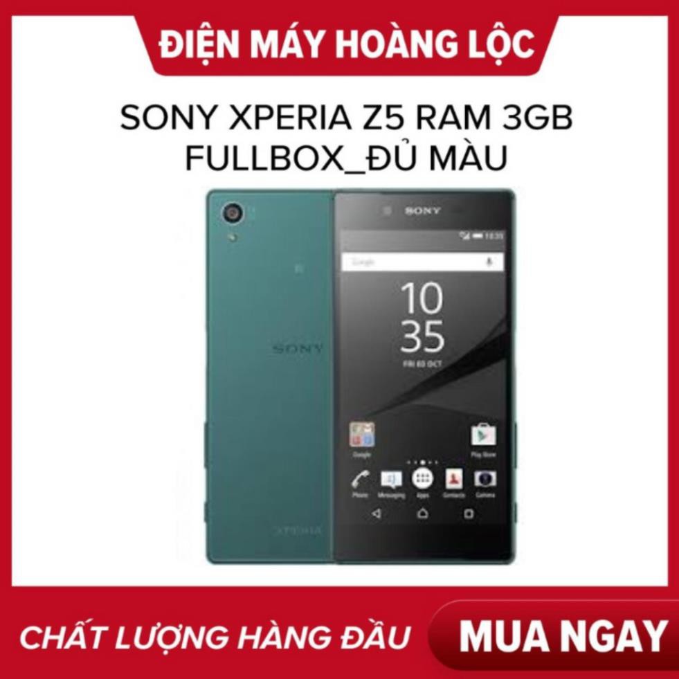 Điện thoại Sony Z5 - sony Xperia Z5 Chính hãng ram 3G/32G zin mới, màn 5.2inch, camera siêu nét - GGS 04