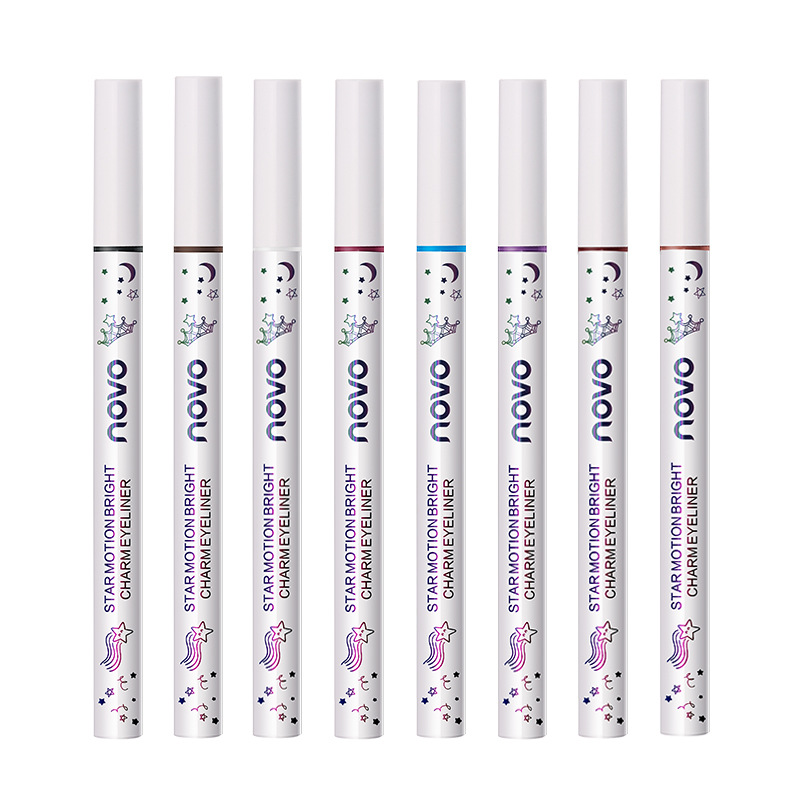 [COD] Bút kẻ mắt Novo chống thấm nước và dầu nhanh khô gồm nhiều màu sắc tùy chọn
