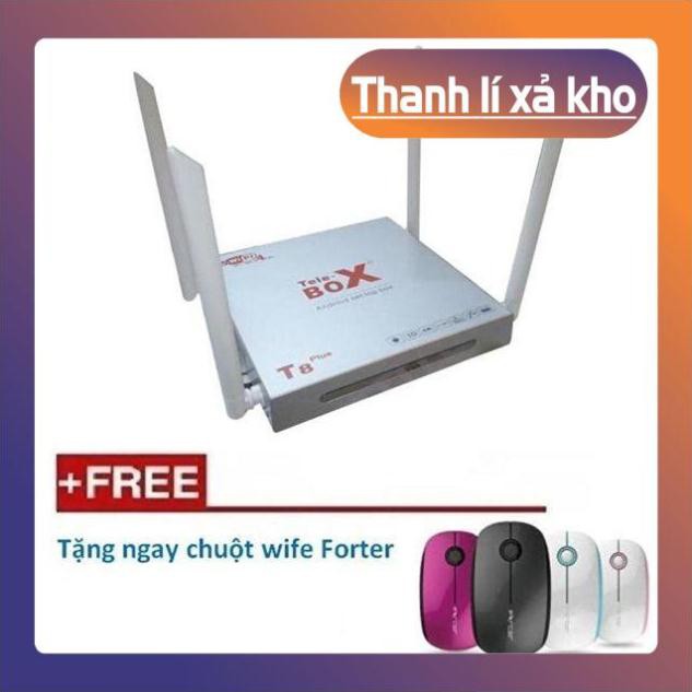 free ship Đầu Box biến tivi thường thành SMART TV T8 PLUS 4 râu
