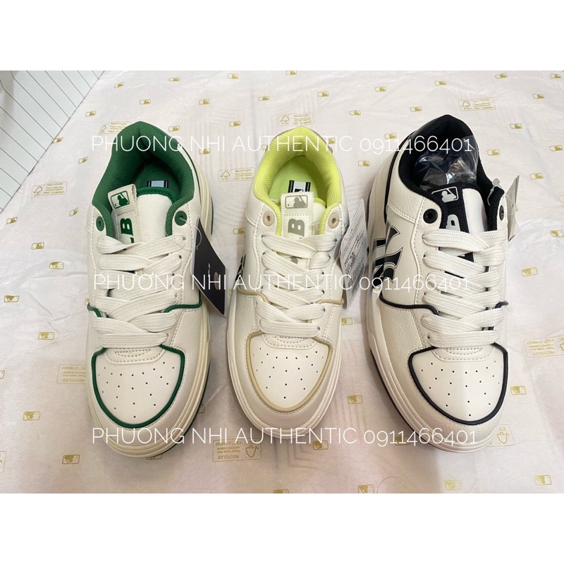 Giày MLB Chunky Liner Low Version 01 Chính Hãng Full hidden tag giấy gói