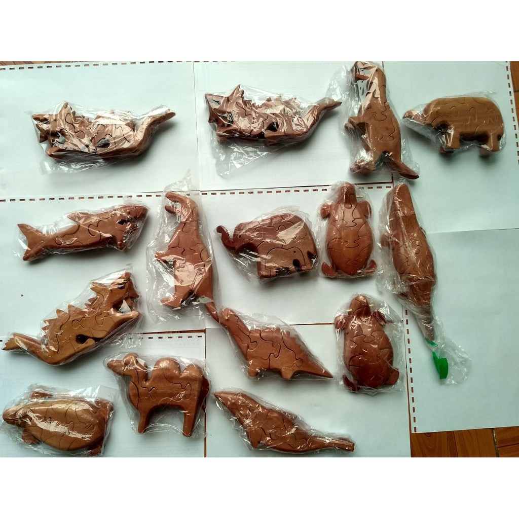 Thú lắp ráp ghép bằng gỗ