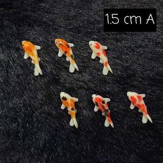 MÔ HÌNH lẻ 1 con cá koi mini 12mm/14mm/18mm bằng đất sét tự khô