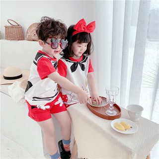 Set bộ Mickey đỏ cho bé trai, bé gái.