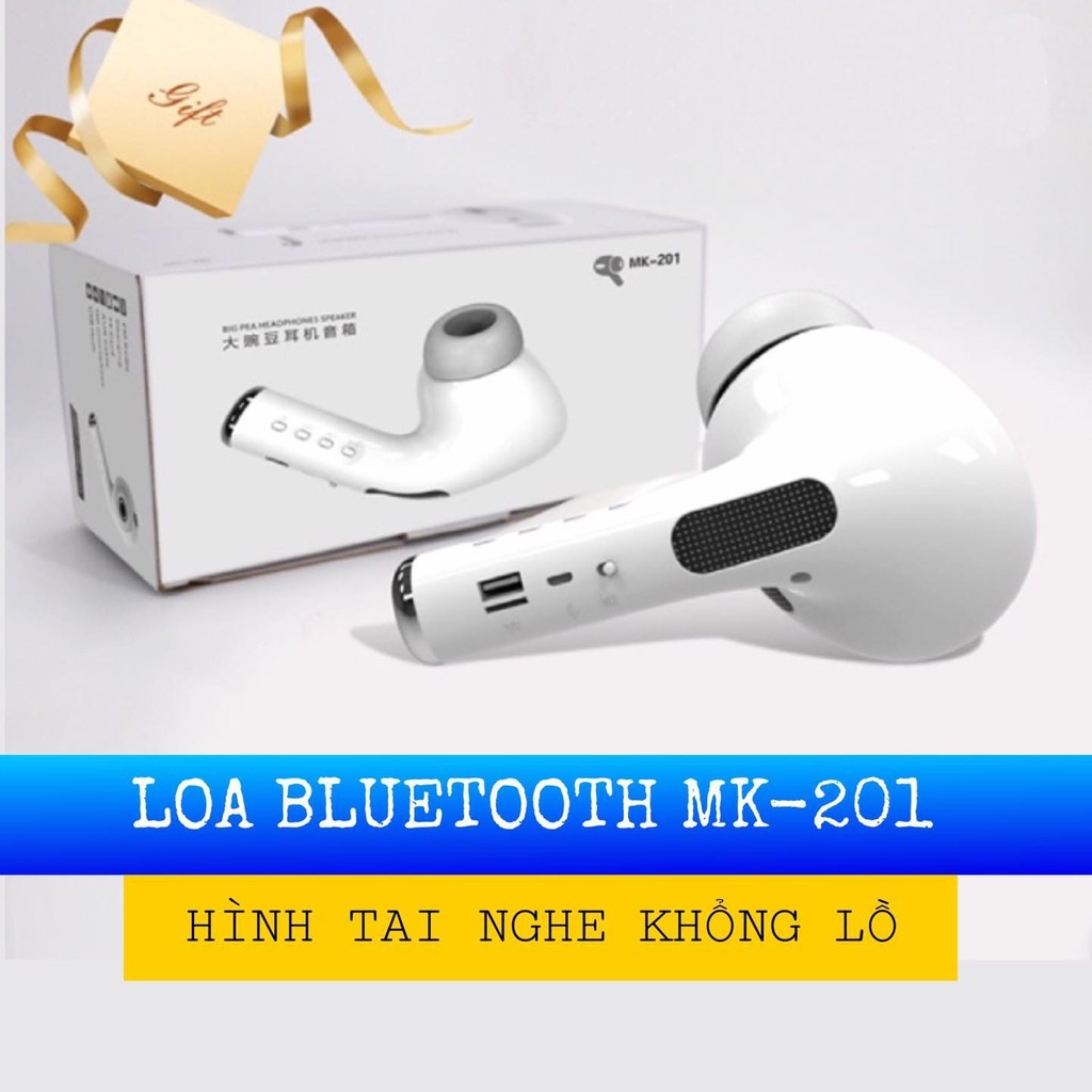 Loa bluetooth kiểu dáng airpod pro Mk-201 khổng lồ - Siêu bass blt