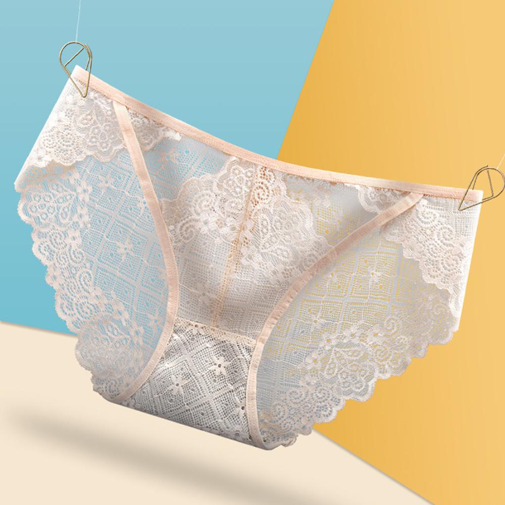 Quần Lót Ren Lưới Mềm Mại Lưng Thấp Quyến Rũ Cho Nữ