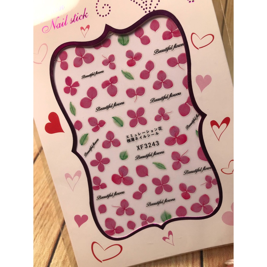 Hình dán móng tay - Sticker dán móng mã số 43