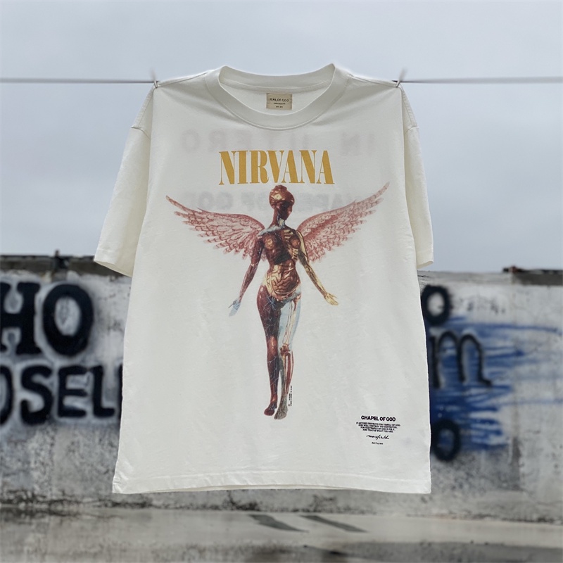 Áo Thun Tay Ngắn Cổ Tròn In Hình Thời Trang vintage Phiên Bản Giới Hạn