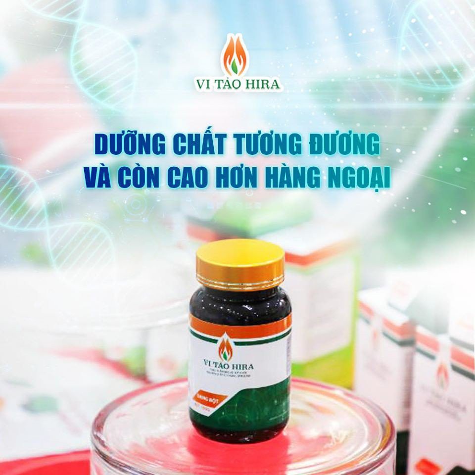 Tảo xoắn Hira Spirulina nguyên chất 100% HÀNG CHÍNH HÃNG