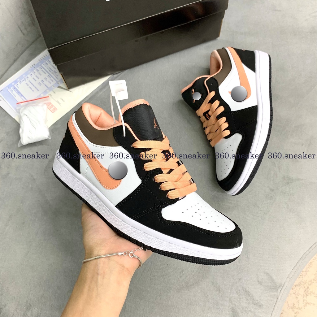 GIÀY THỂ THAO ĐEN CAM THẤP ⚡CHUẨN 1:1⚡,GIÀY SNEAKER NAM NỮ | BigBuy360 - bigbuy360.vn
