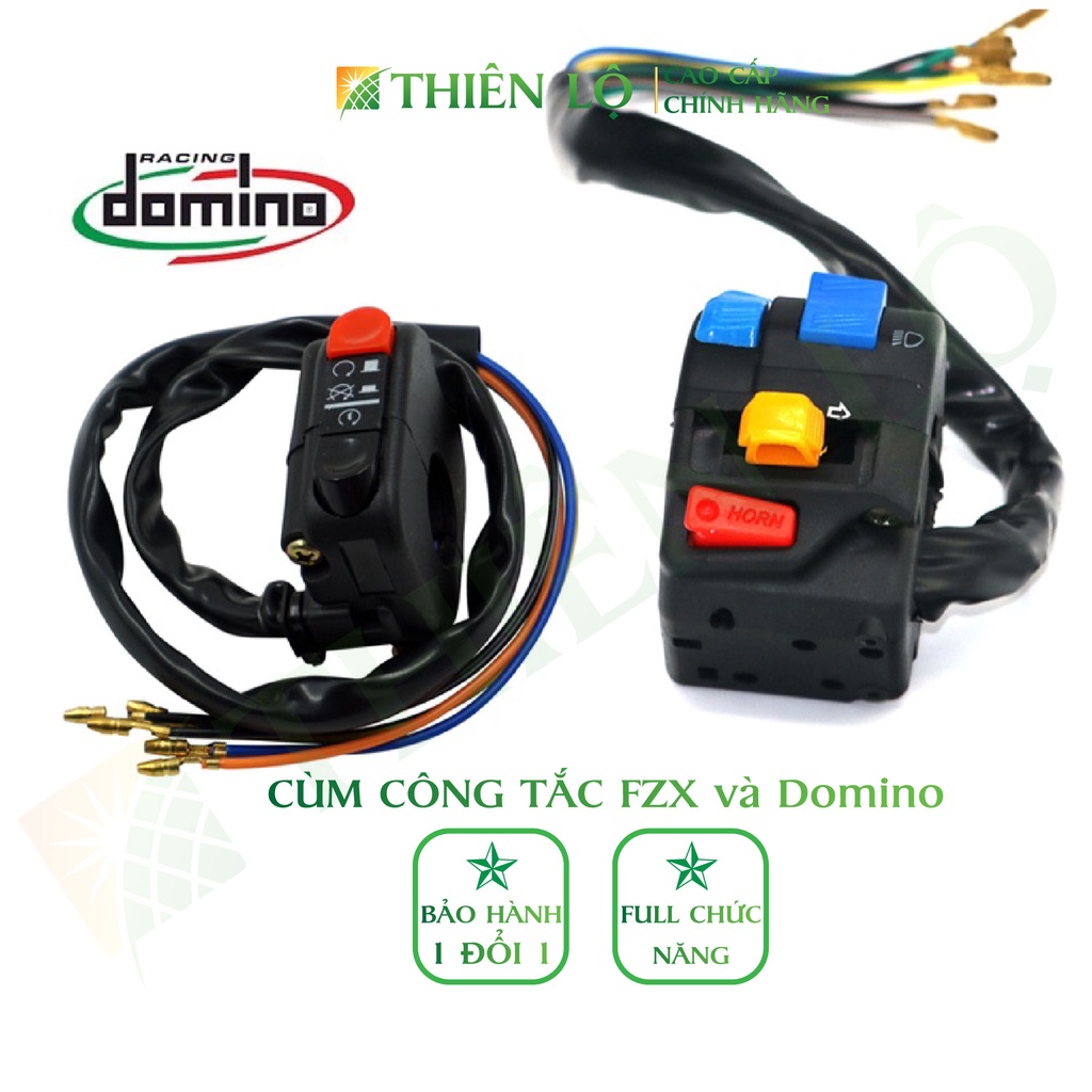 Bộ cùm công tắc FZX Domino hai bên trái và phải cao cấp đủ chức năng - Cùm công tắc FZ chính hãng Thiên Lộ