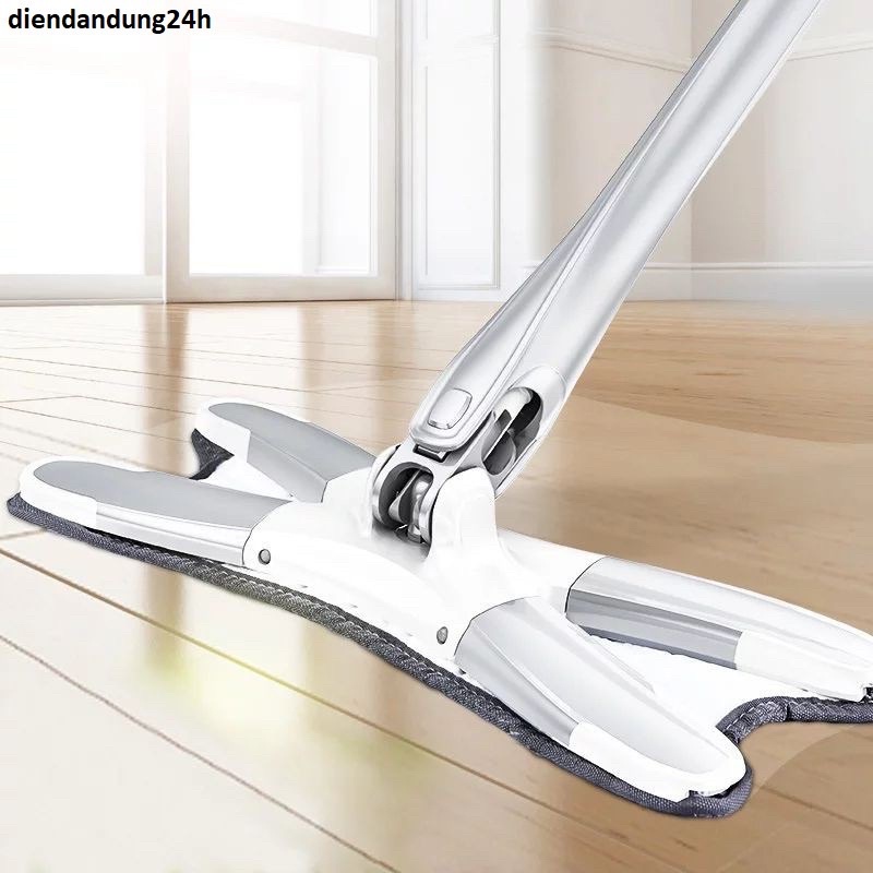 Cây Chổi Lau Nhà Thông Minh Tự Vắt Xoay 360 Chữ X Siêu Sạch
