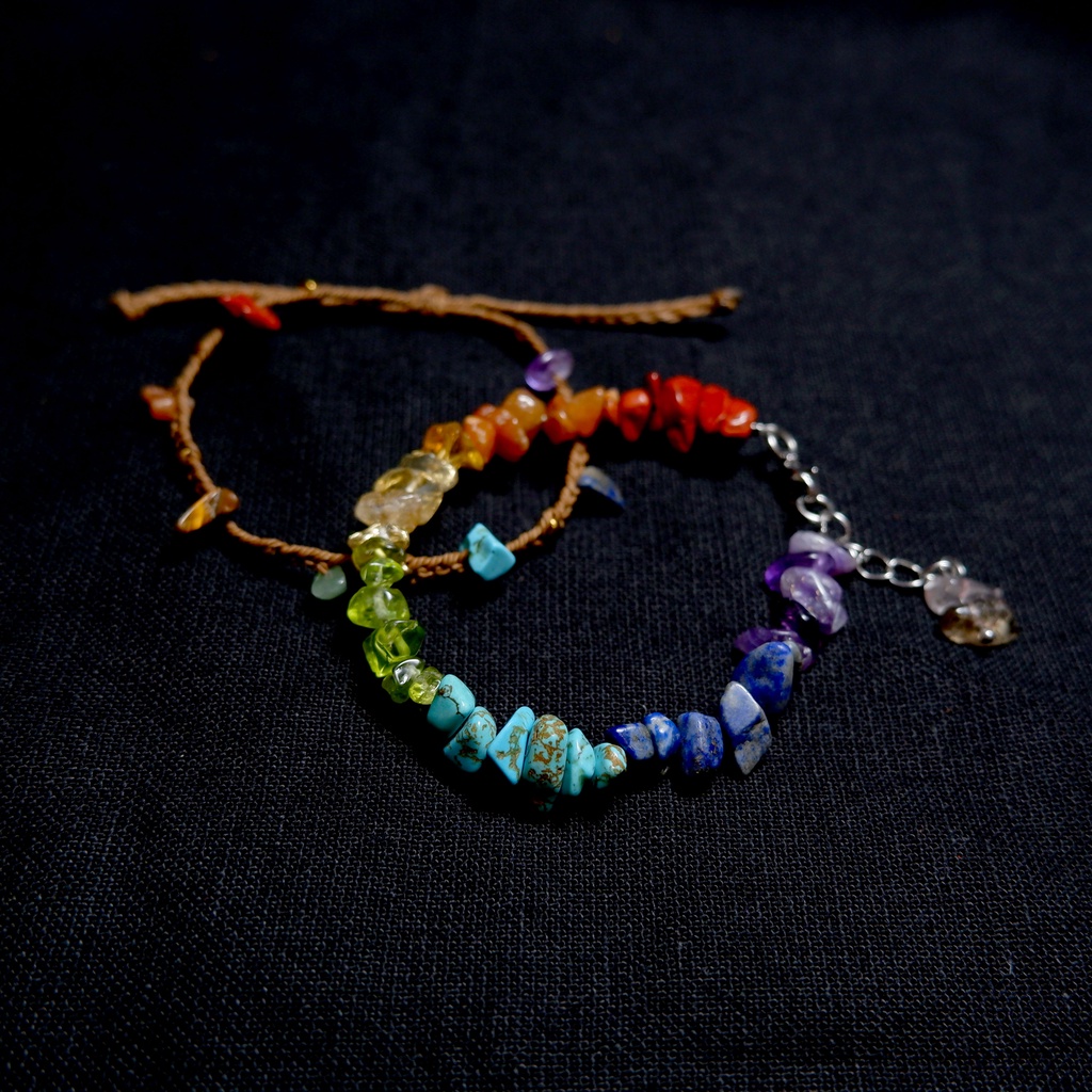 🌈  🌈   Vòng tay 7 màu, handmade, vòng thủ công