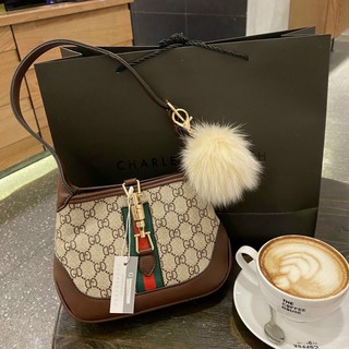 Túi kẹp nách Ngọc Trinh túi kẹp nách cầm tay GG sang trọng hàng nhập loại 1 TKNAGG (không kèm bông) + ảnh thật