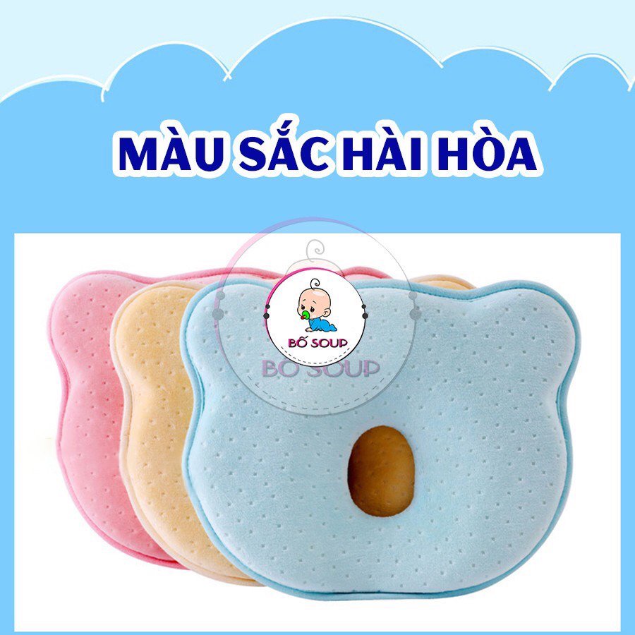 Gối Chống Bẹp Đầu Chất Liệu Cao Su Non Shop Bố Soup