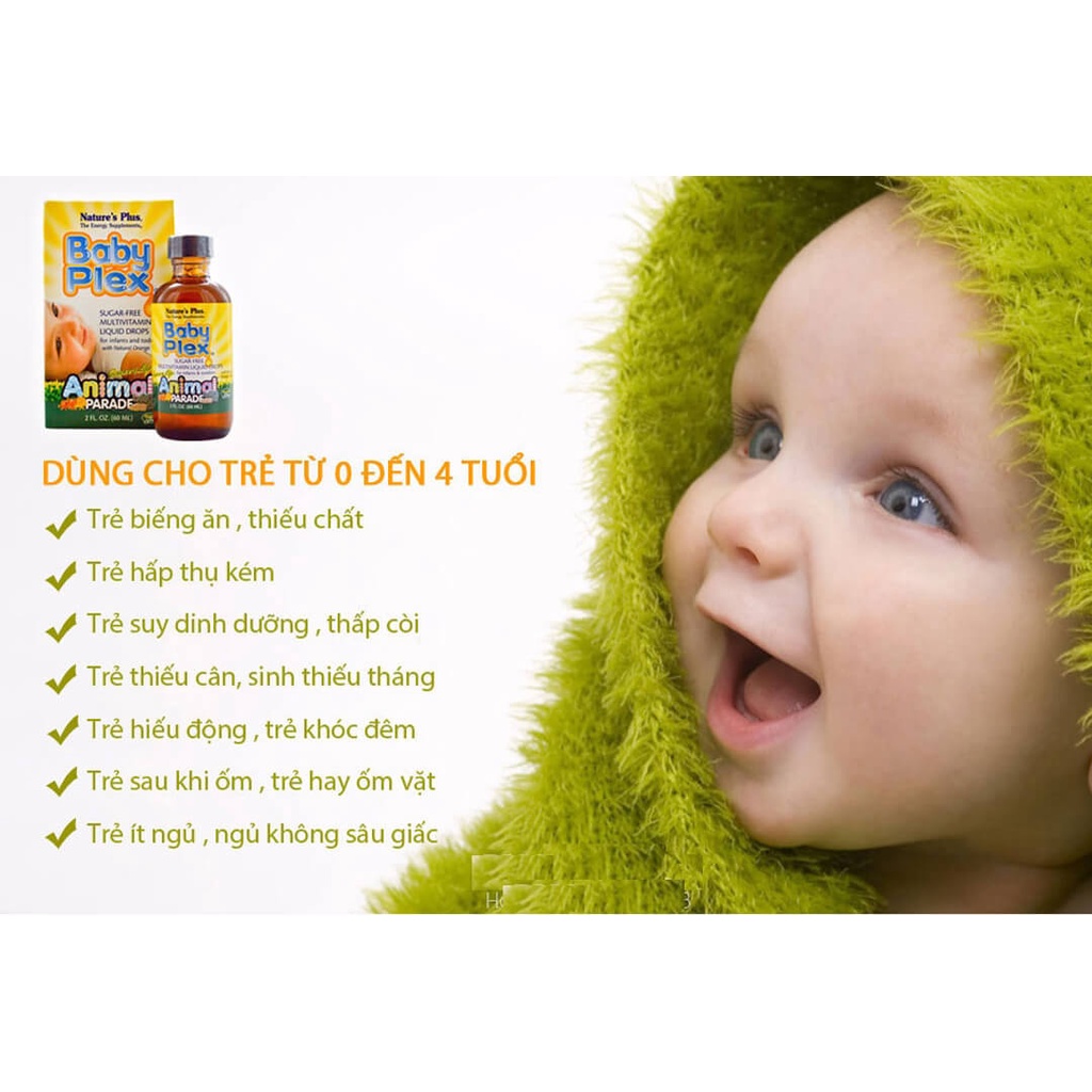 Baby Plex Vitamin Tổng Hợp Cho Bé - Chai 60 ml