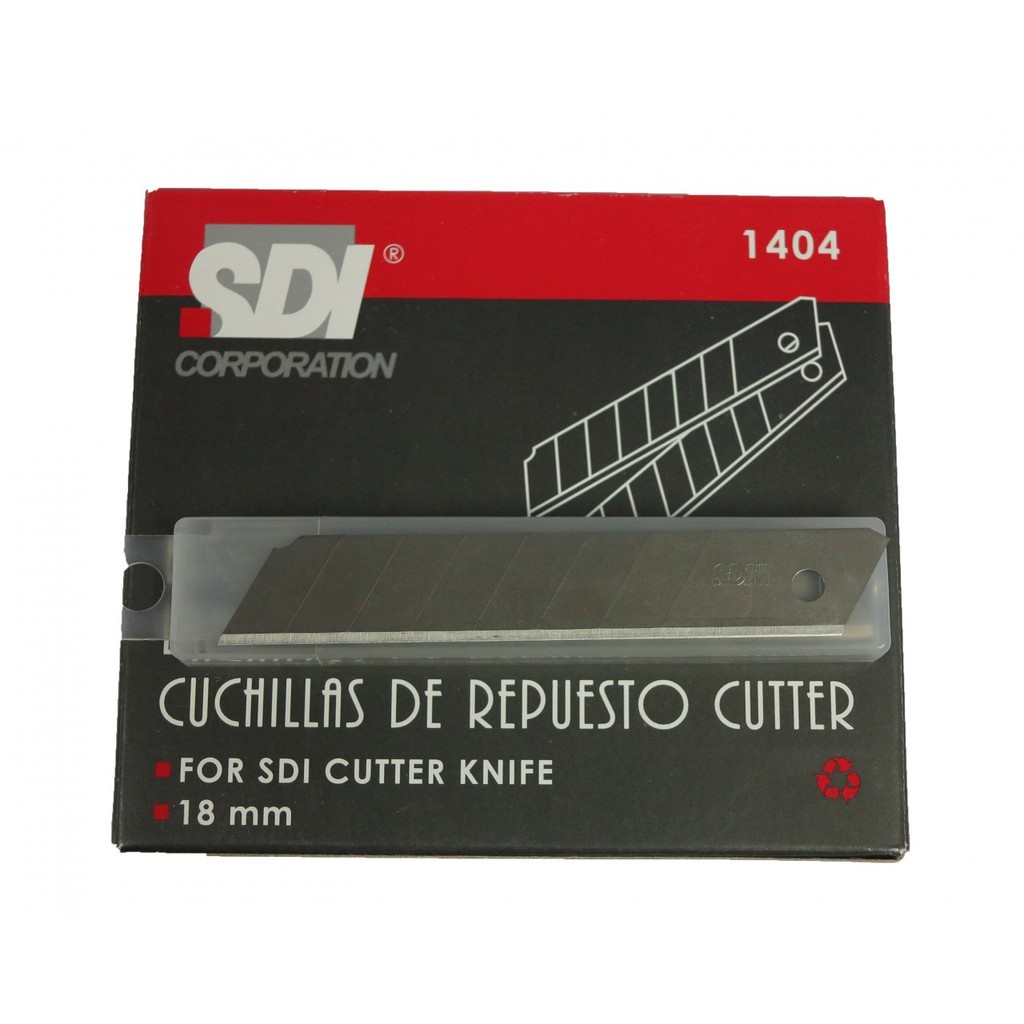 Lưỡi dao rọc giấy đại , cỡ lớn 100mm x 18mm x 0.5mm - 10 lưỡi / Hộp - lưỡi dao dọc giấy cao cấp - MIYABI STOTE