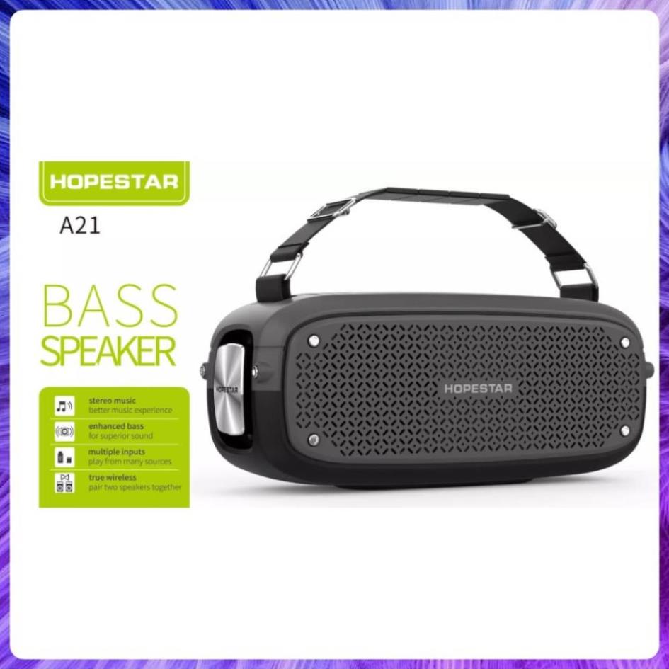 Loa Bluetooth Hopestar A21 Party mini, Công Suất 20W Âm Bass Siêu Trầm, Chống Nước cho laptop pc BH12 tháng