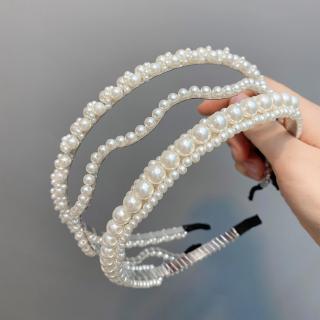 Băng Đô Cài Tóc Đính Ngọc Trai Thời Trang Dành Cho Nữ