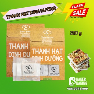 Bánh ăn kiêng ❤️FREESHIP❤Thanh Hạt Dinh Dưỡng giảm cân, không đường, dành cho các bạn theo chế độ ăn Healthy, hộp 300g