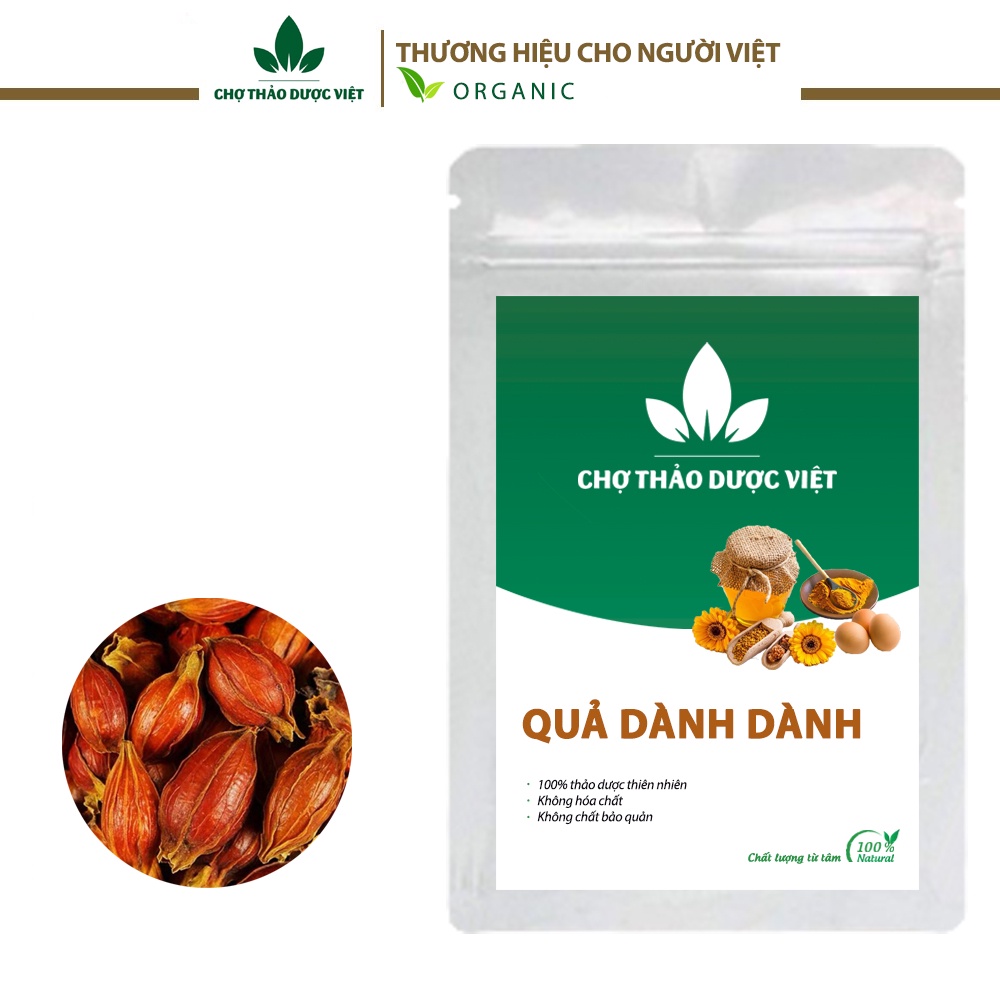 Qủa dành dành 500g (hạt chi tử, tạo màu thực phẩm) - Chợ Thảo Dược Việt