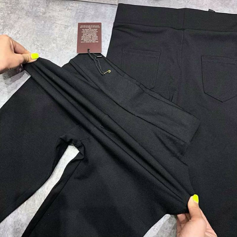 Quần dài, quần legging nữ chất cotton cạp chun co giãn 4 chiều thấm hút mồ hôi dễ dàng vận động | BigBuy360 - bigbuy360.vn