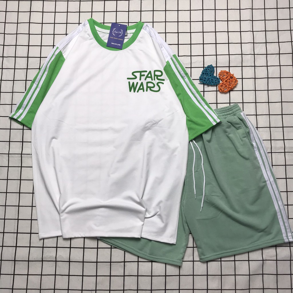 Đồ Bộ Thể Thao Nam Nữ Mặc Nhà Star Wars Phong Cách Ulzzang- Lapi Vn. Set 3 Sọc Unisex, Freesize Chất Cotton Không Phai | BigBuy360 - bigbuy360.vn