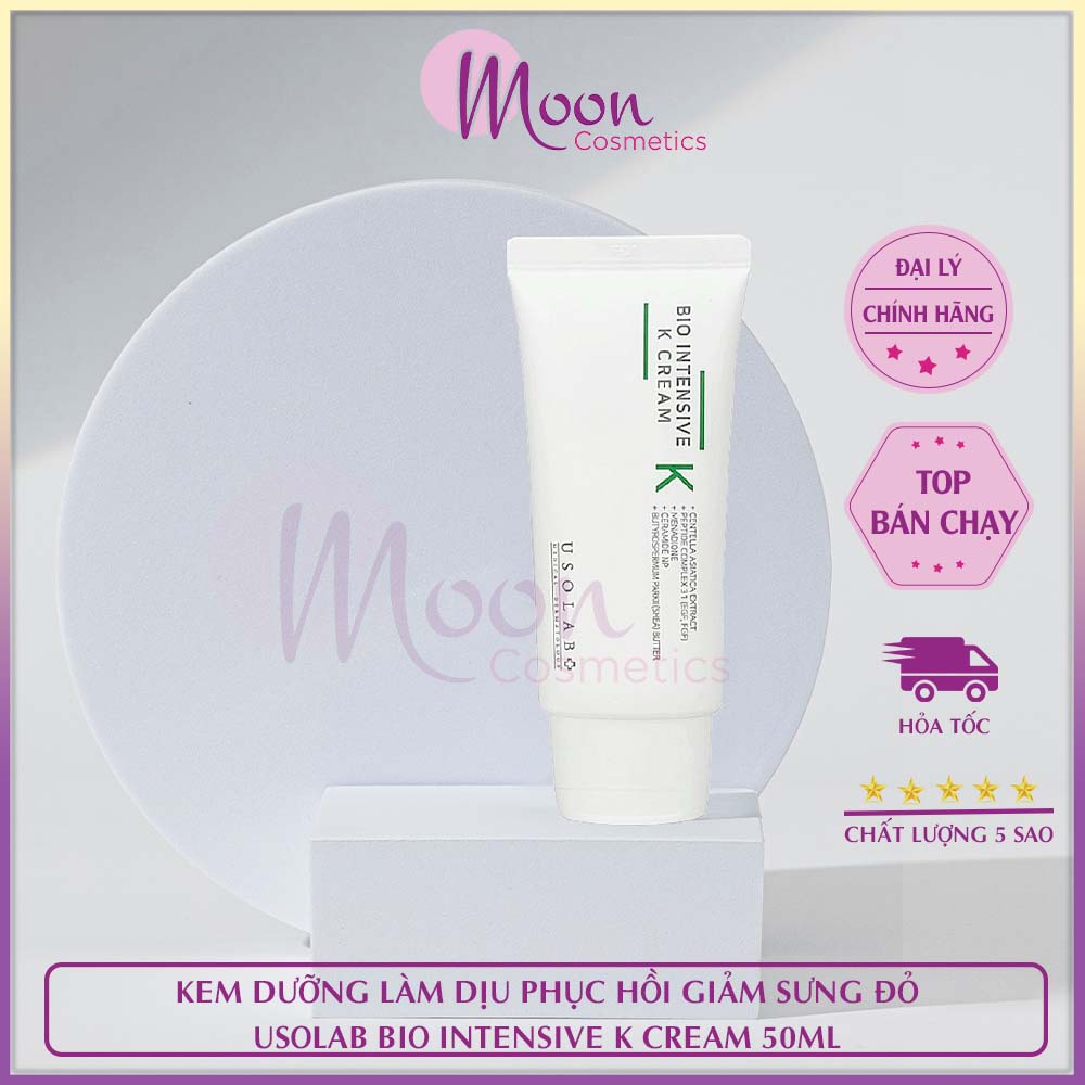 Kem Dưỡng Làm Dịu Phục Hồi Giảm Sưng Đỏ USOLAB BIO INTENSIVE K CREAM 50ml