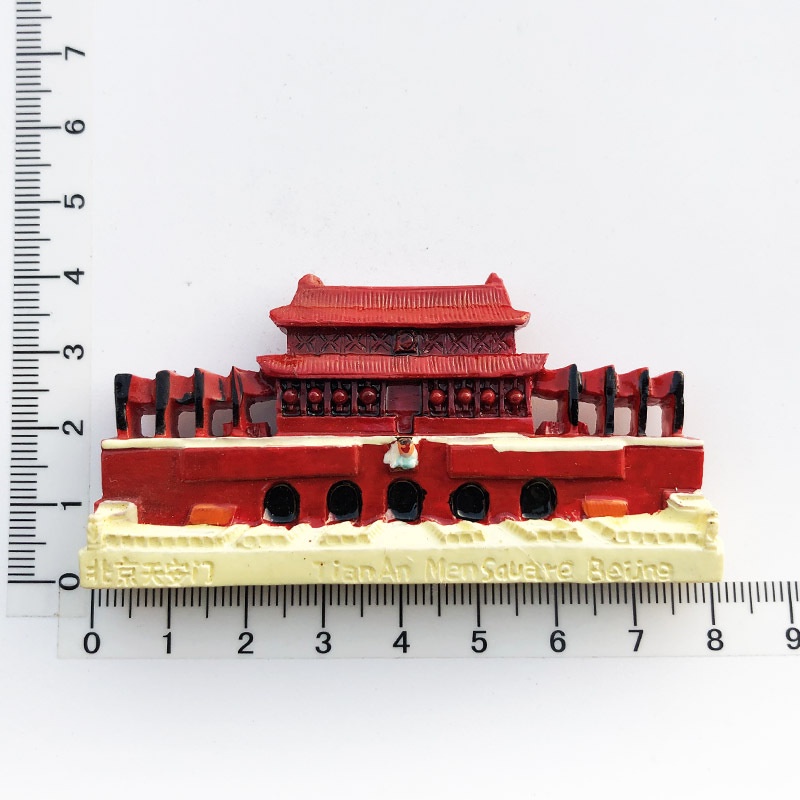 Nam Châm Hít Tủ Lạnh Họa Tiết 3D Phong Cách Trung Quốc Sáng Tạo