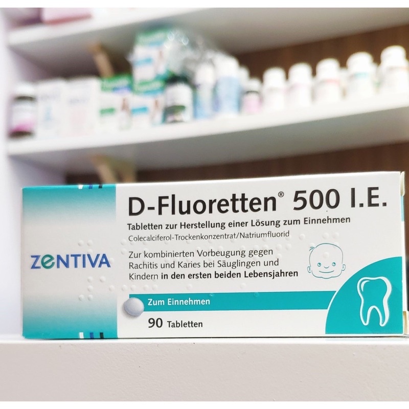 VITAMIN D-FLUORETTEN 500IE