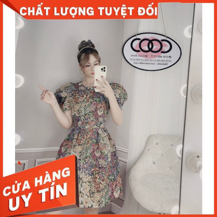 Đầm hoa [CoCo Shop] Đầm Hoa Phiên Bản Giới Hạn - Hàng Thiết Kế | BigBuy360 - bigbuy360.vn