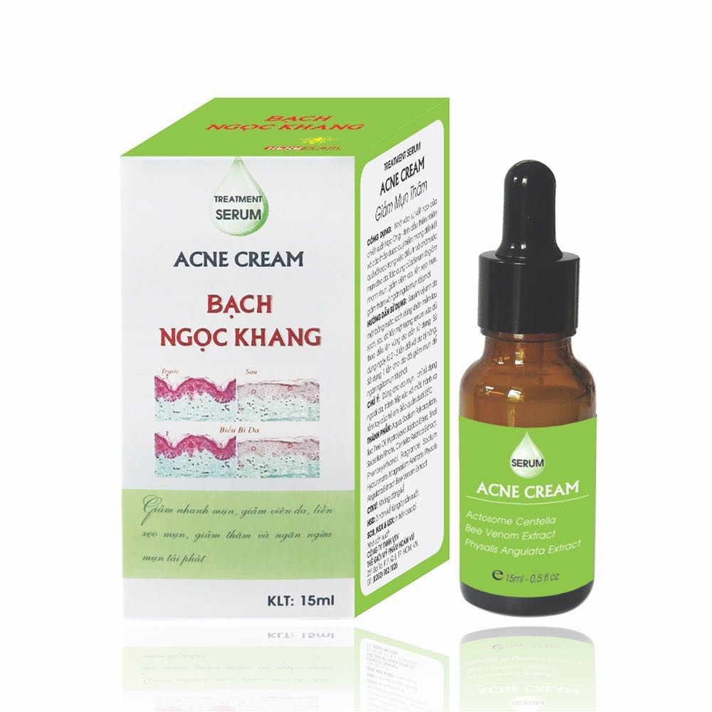 SERUM ACNE CREAM BẠCH NGỌC KHANG CHAI 15ml - Serum Giảm Mụn Thâm