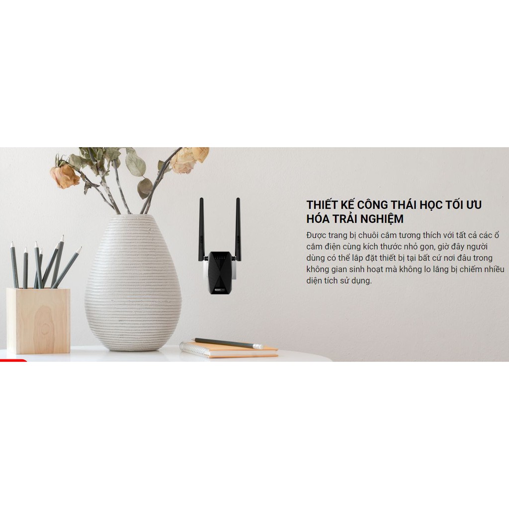 Bộ kích sóng Wifi băng tần kép TOTOLINK EX1200T | BigBuy360 - bigbuy360.vn