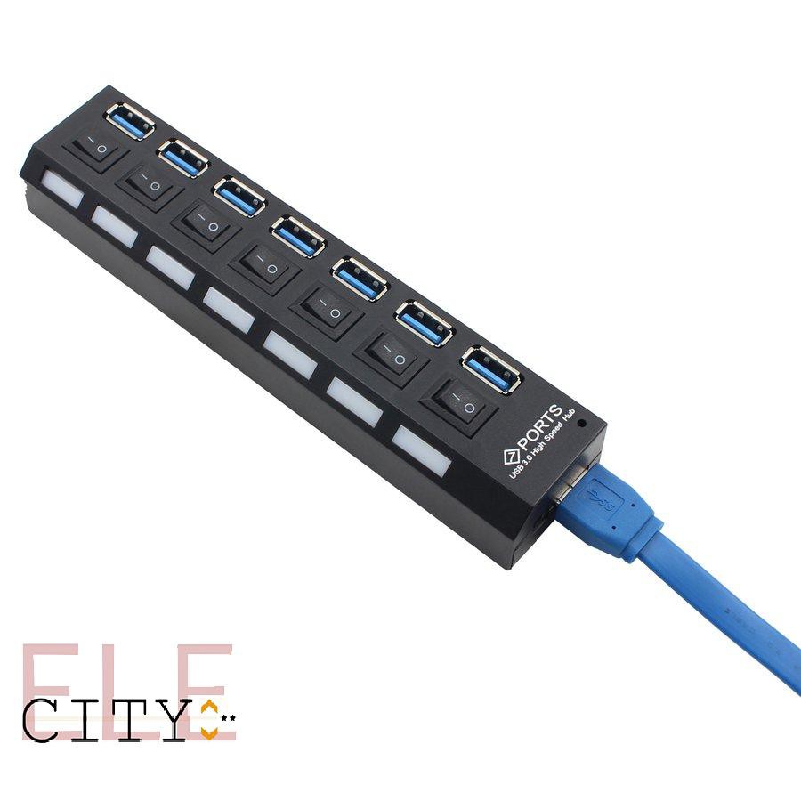 POWER Bộ Chia 7 Cổng Usb 3.0 107ele Chất Lượng Cao