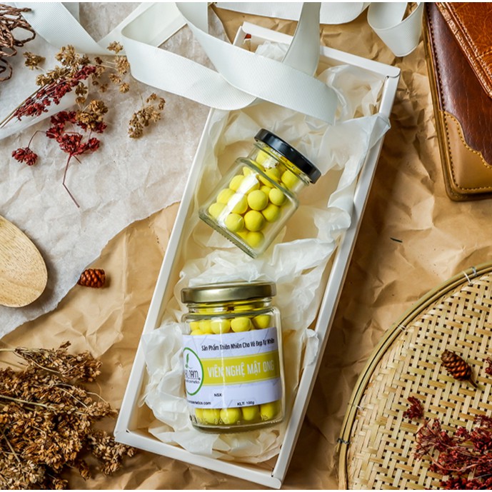 Viên nghệ mật ong trị đau bao tử Bảo Nam 100g