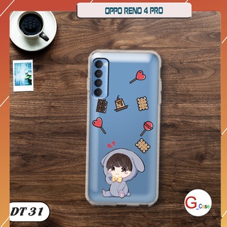 Ốp lưng điện thoại Oppo RENO 4 PRO dẻo trong in hình