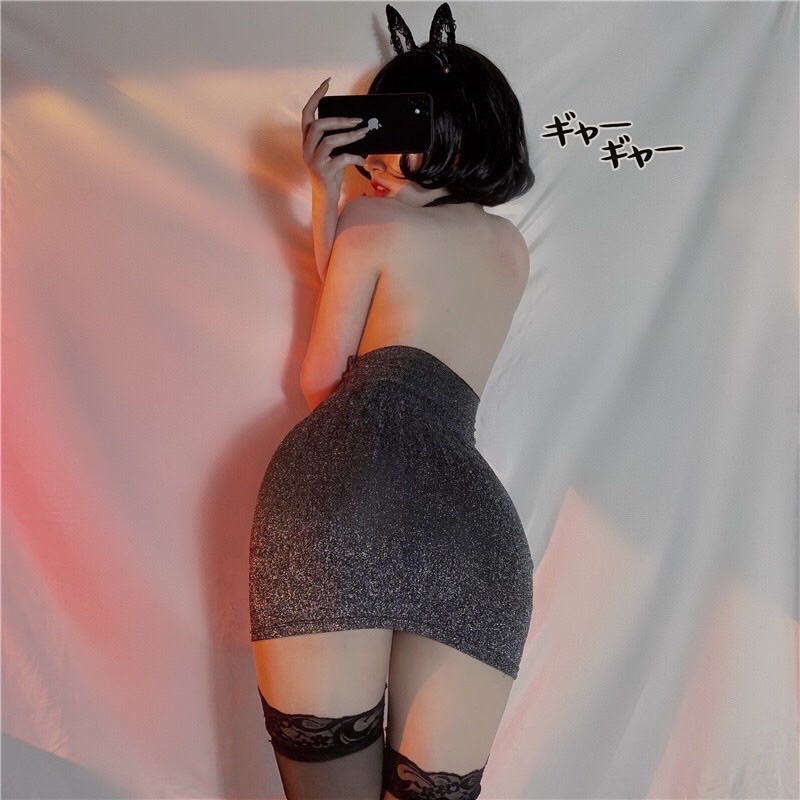 Tặng kèm chip - Váy ngủ body xuyên thấu sexy