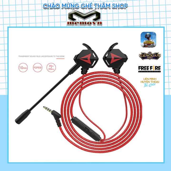 Tai nghe Gaming G901 có Mic âm thanh chuẩn Stereo chuyên Game Mobile, PC PUBG/ROS/FreeFire